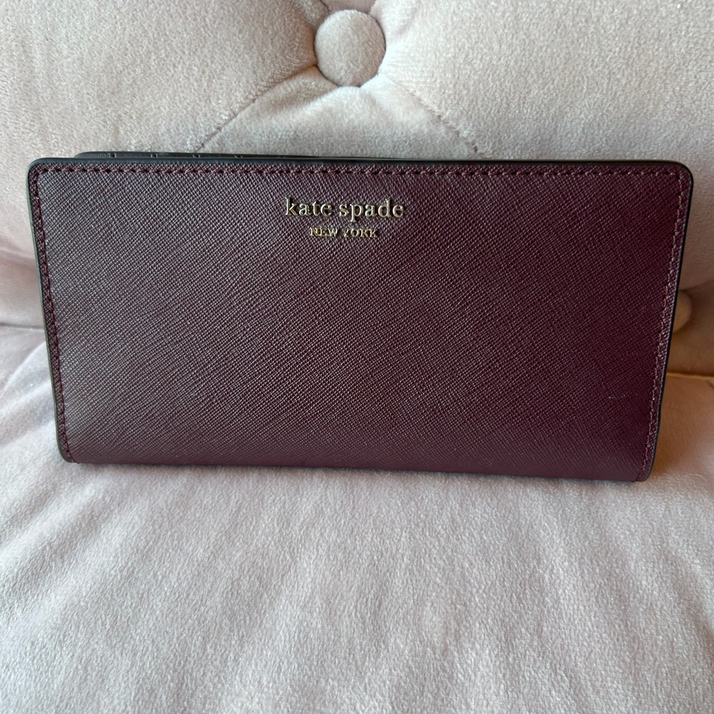 Kate Spade Plum Leather Wallet